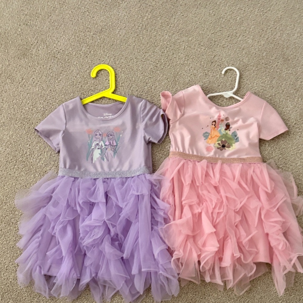Disney Princess Dresses - Pink and Lavender